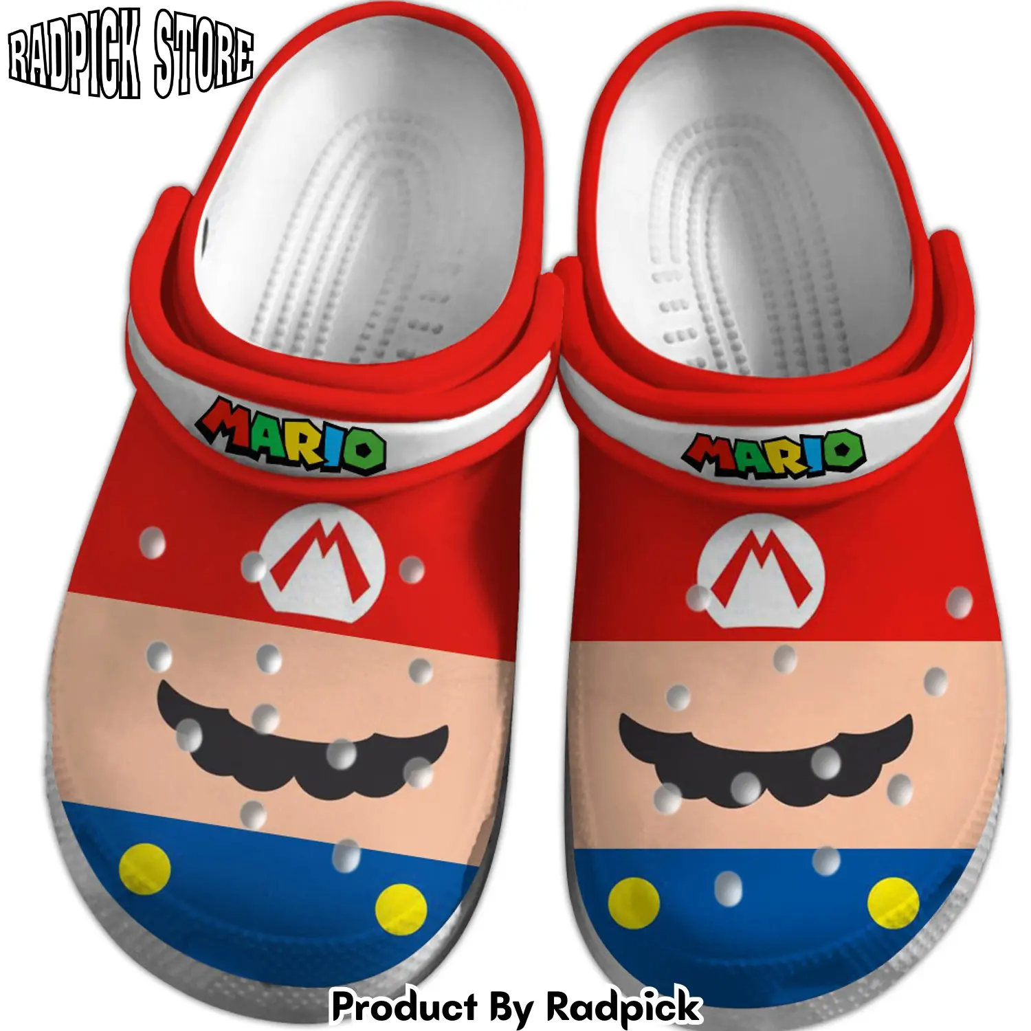 Radpick super mario game movie clogs shoes comfortable for men women 7i5 rp6521071